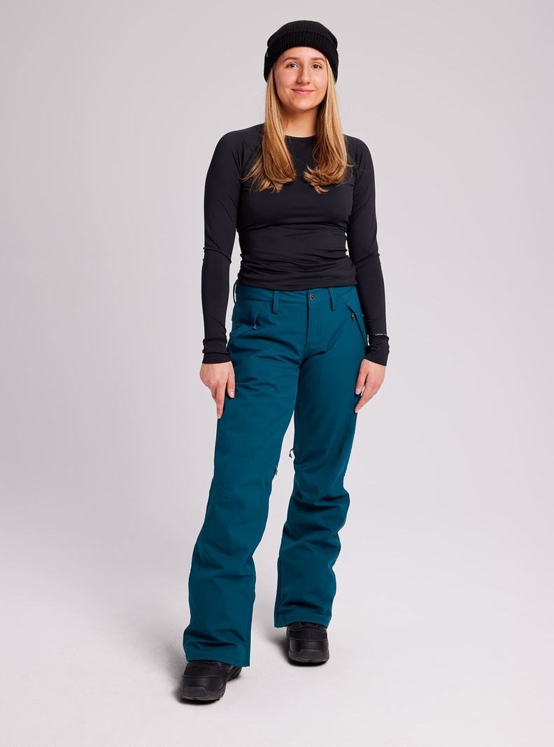Burton Society Snowboardhose Damen Blau | 543-CJGMZQ