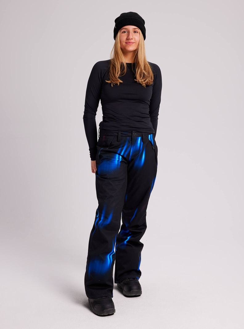 Burton Society Snowboardhose Damen Schwarz Blau | 841-PWMOCJ