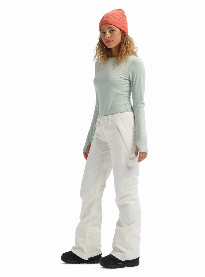 Burton Society Snowboardhose Damen Weiß | 927-LDOXUP
