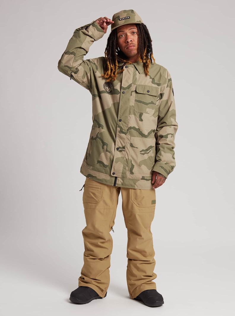 Burton Southside 2L (Slim Fit) Snowboardhose Herren Khaki | 042-EMUPGB