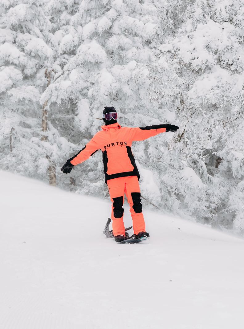 Burton Southside 2L (Slim Fit) Snowboardhose Herren Orange Schwarz | 614-OZCXMW