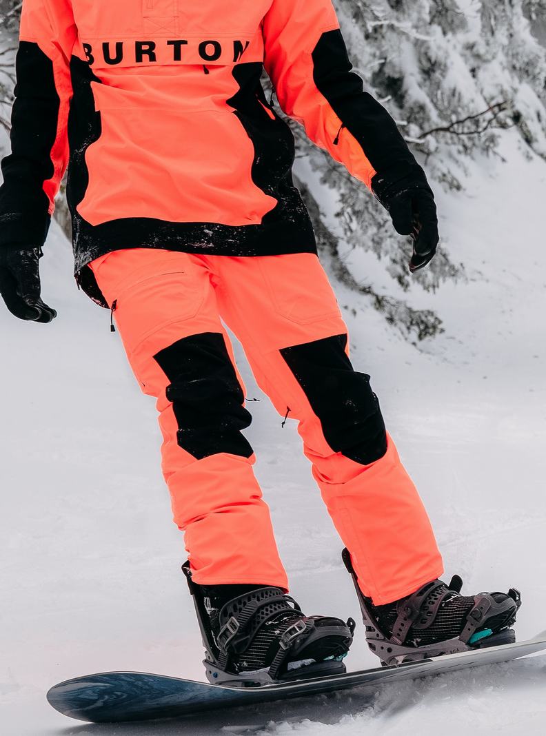 Burton Southside 2L (Slim Fit) Snowboardhose Herren Orange Schwarz | 614-OZCXMW
