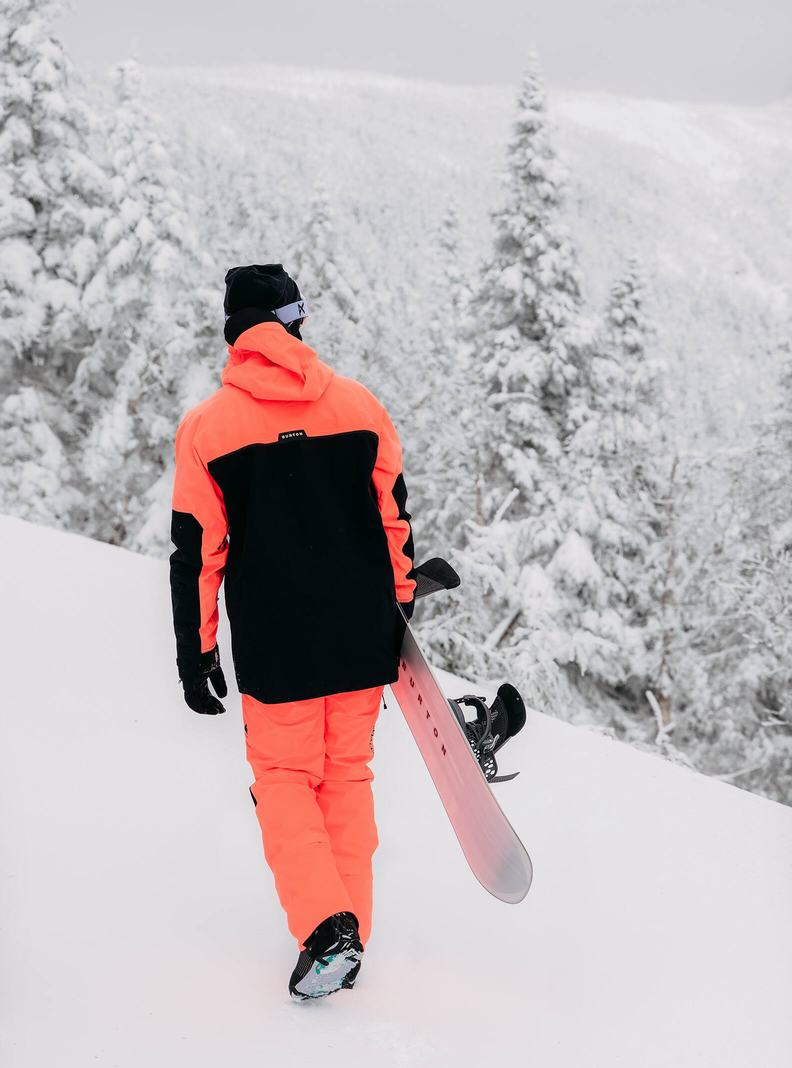Burton Southside 2L (Slim Fit) Snowboardhose Herren Orange Schwarz | 614-OZCXMW
