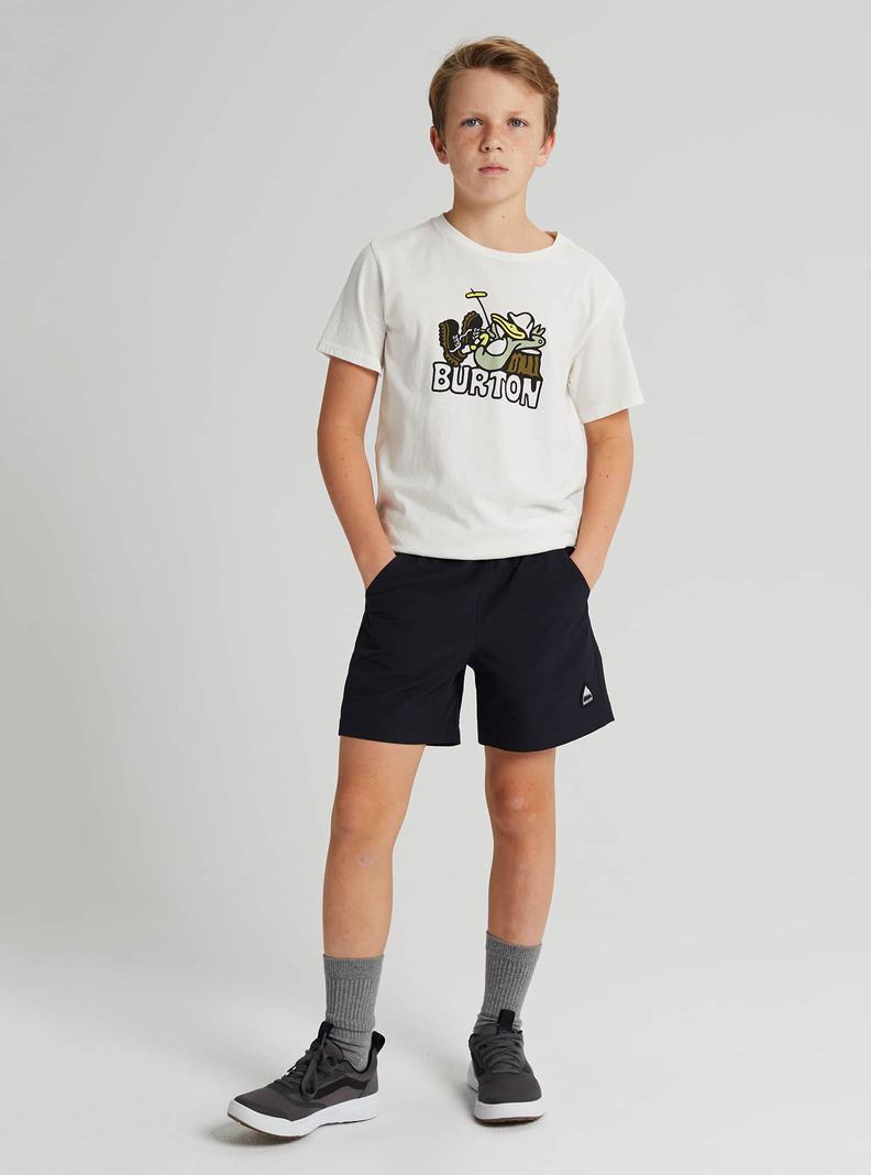 Burton Spurway Tech Kurze Hose Kinder Schwarz | 658-JQRMCP