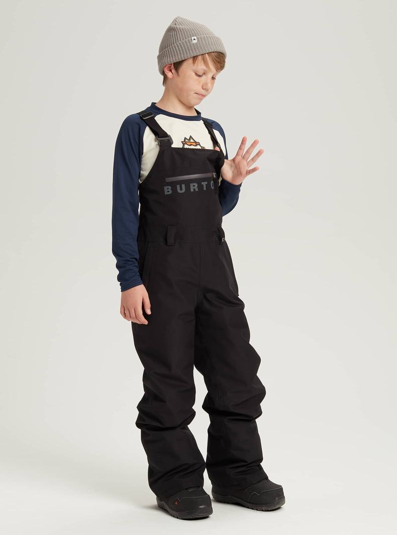Burton Stark GORE-TEX 2L Latzhose Kinder Schwarz | 546-UQOYMN