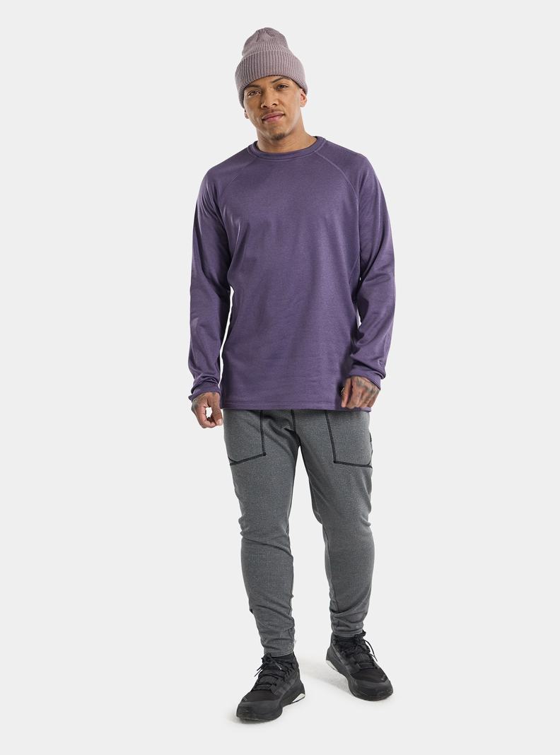 Burton Stockrun Crew Pullover Herren Lila | 639-LQGPIY