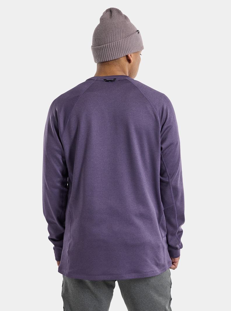 Burton Stockrun Crew Pullover Herren Lila | 639-LQGPIY