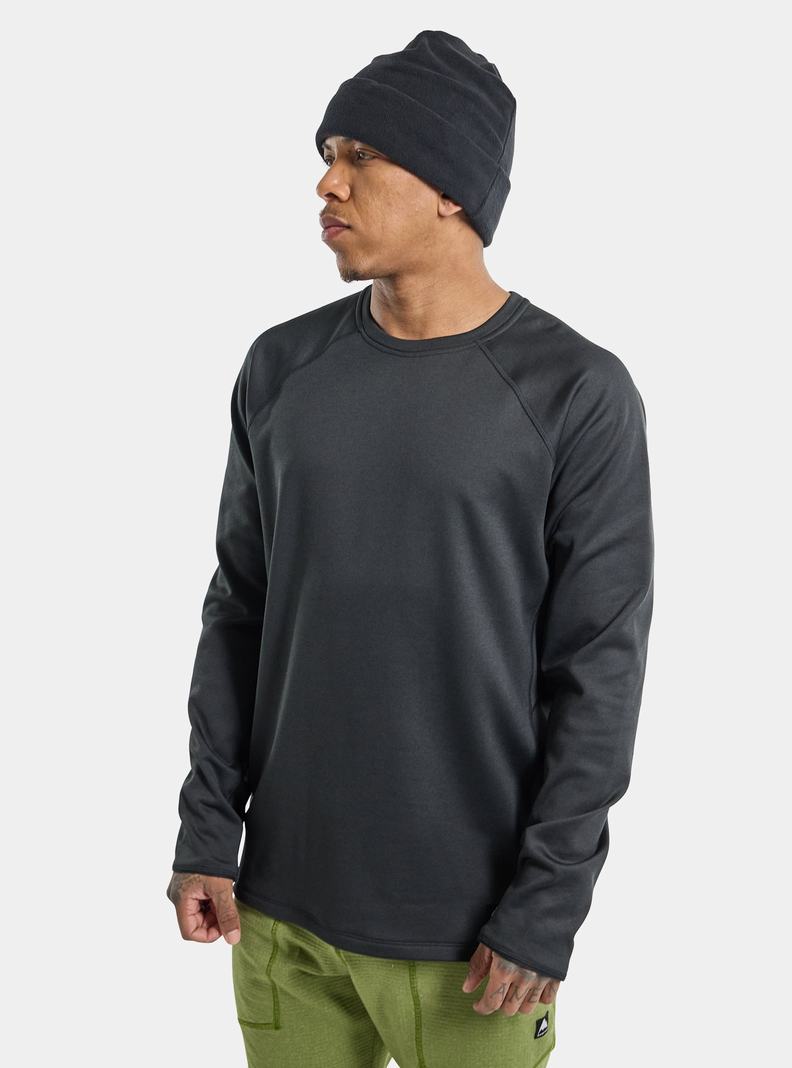 Burton Stockrun Crew Pullover Herren Schwarz | 709-JNWRUP