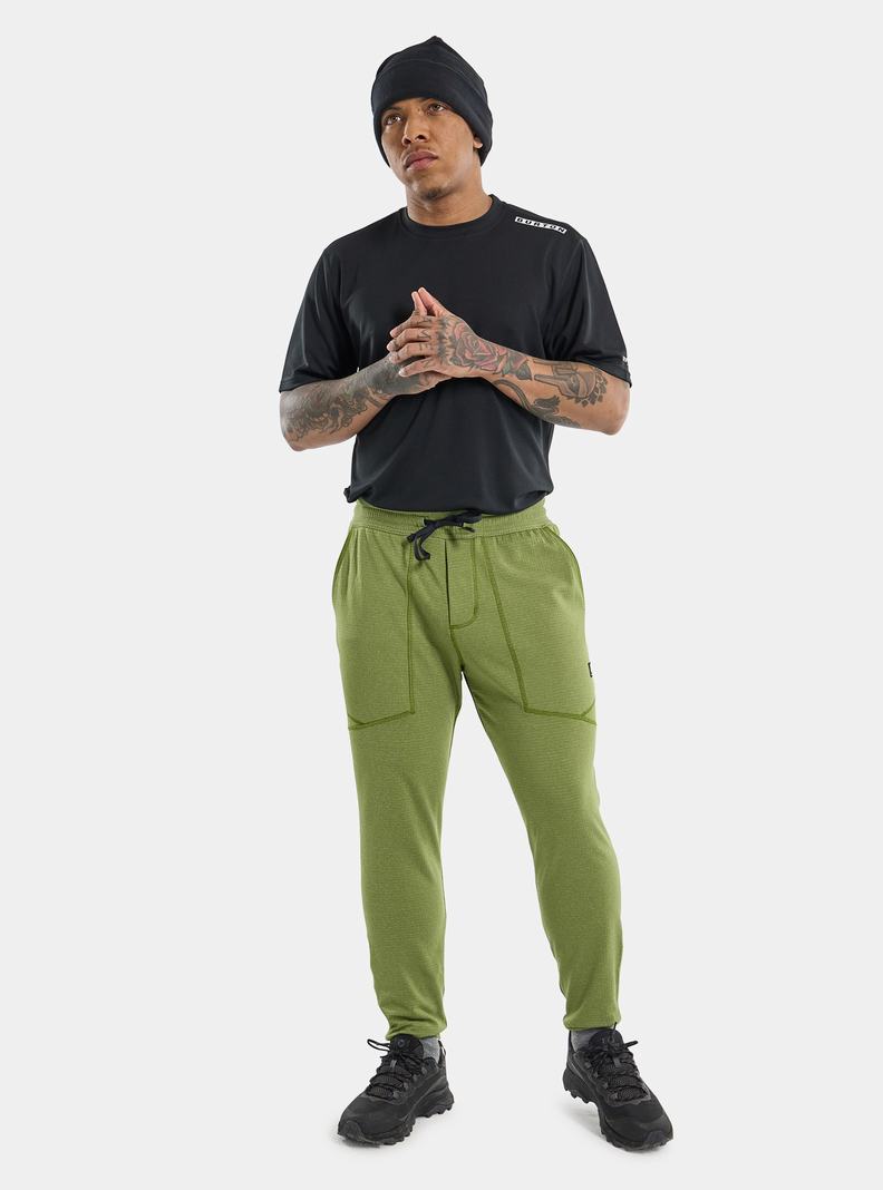 Burton Stockrun Grid Hose Herren Grün | 438-XVCAEO