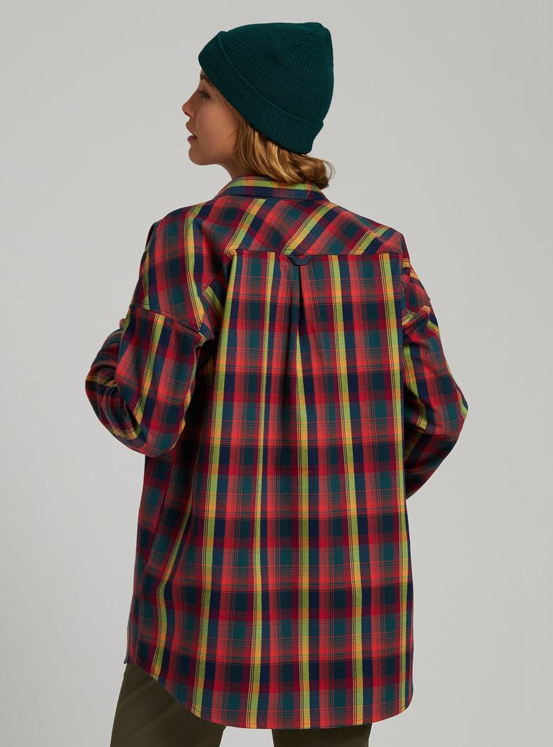 Burton Stretch Grace Performance Flannel Hemd Damen Rosa | 504-YLSNCD