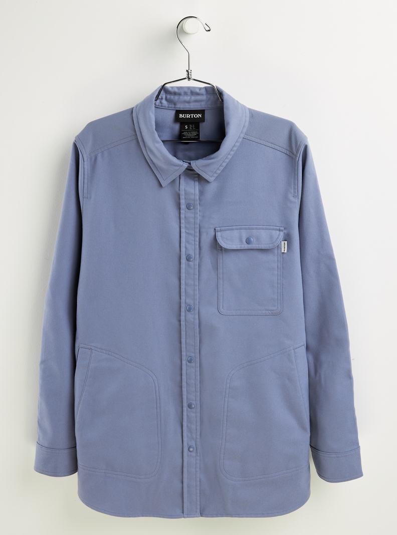 Burton Stretch Grace Performance Flannel Hemd Damen Grau | 719-OLBISD