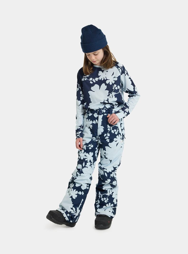 Burton Sweetart 2L Snowboardhose Kinder Blau Braun | 647-GYMAJF