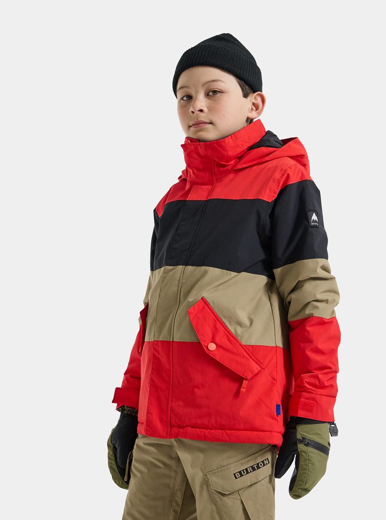 Burton Symbol Snowboardjacke Kinder Rosa Schwarz | 943-WDBYPV