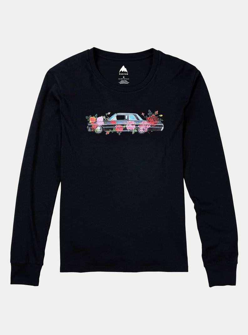 Burton Talent Scout Long Sleeve T-Shirts Damen Schwarz | 647-UNLDTO