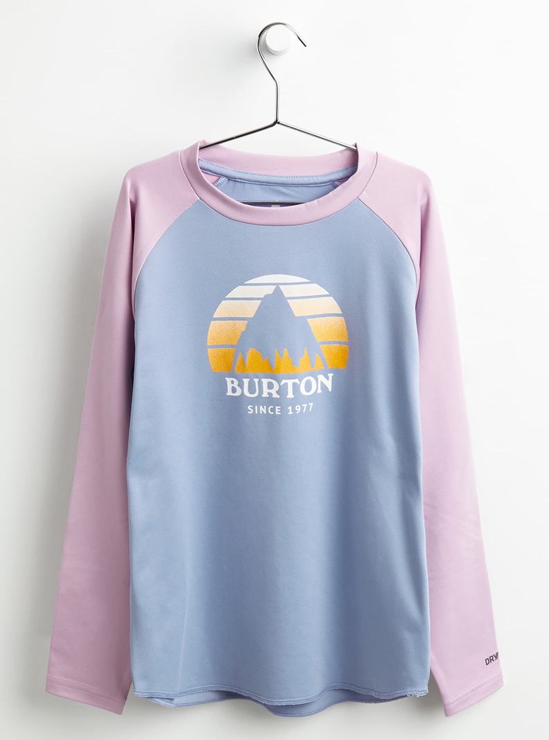 Burton Tech T-Shirt Funktionswäsche Kinder Lila | 408-ECFHBL