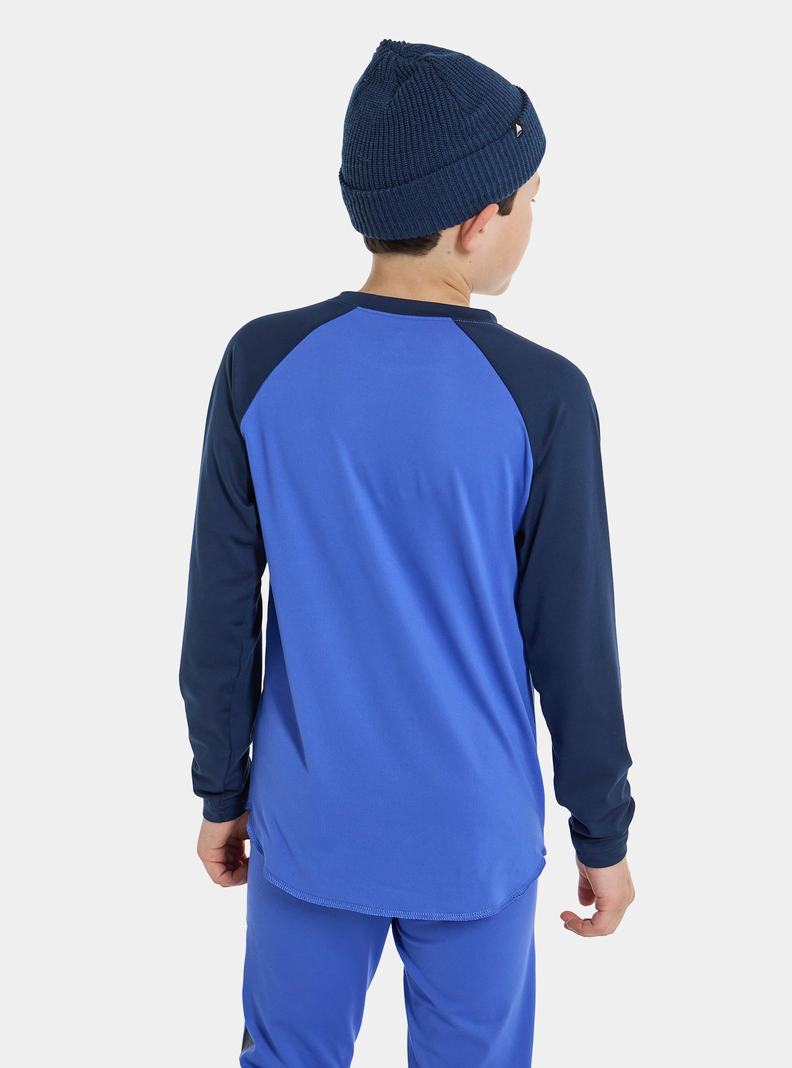 Burton Tech T-Shirt Funktionswäsche Kinder Blau | 850-RIUGAY