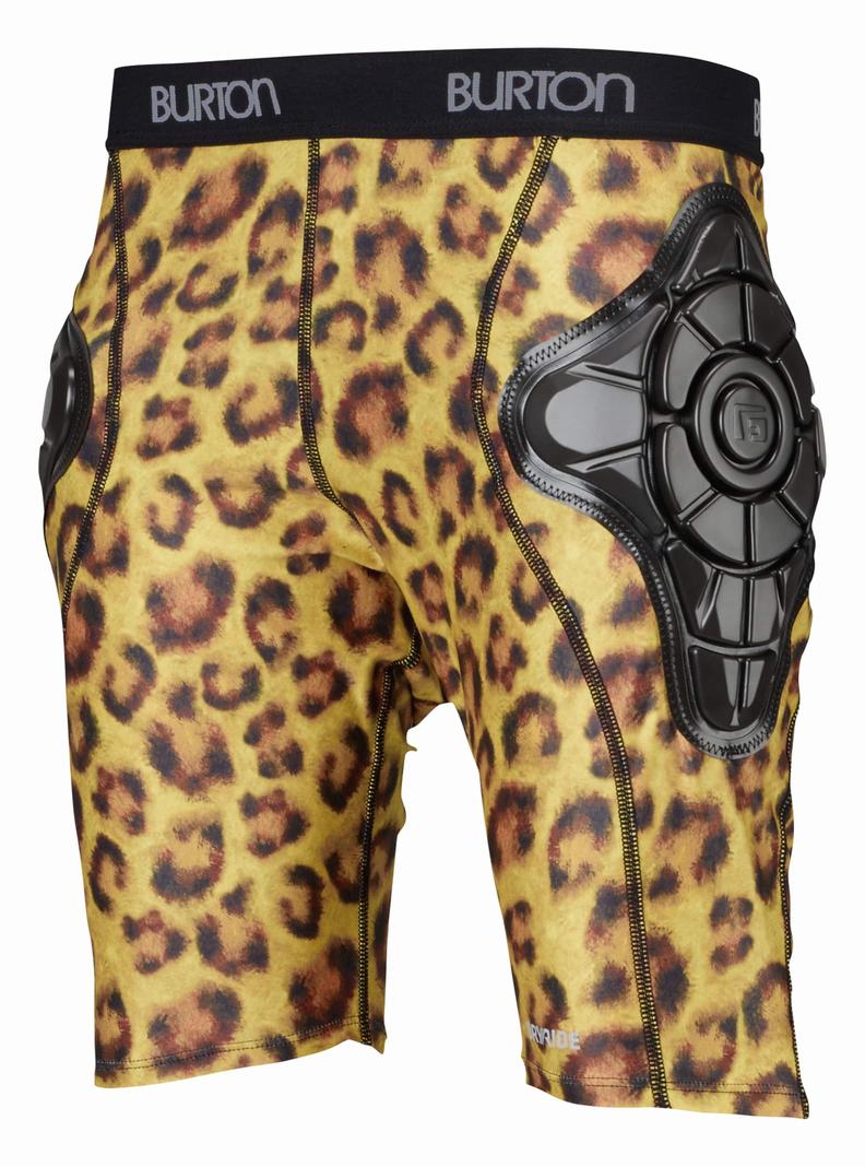 Burton Total Impact Kurzes, Protected by G-Form™ Protektoren Damen Leopard | 150-RYCSTO