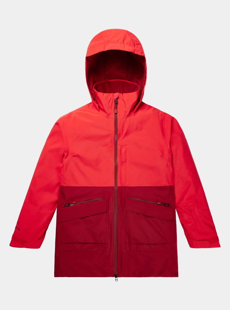 Burton Treeline GORE-TEX 2L Snowboardjacke Damen Rosa Orange Rosa | 084-KXDZMF