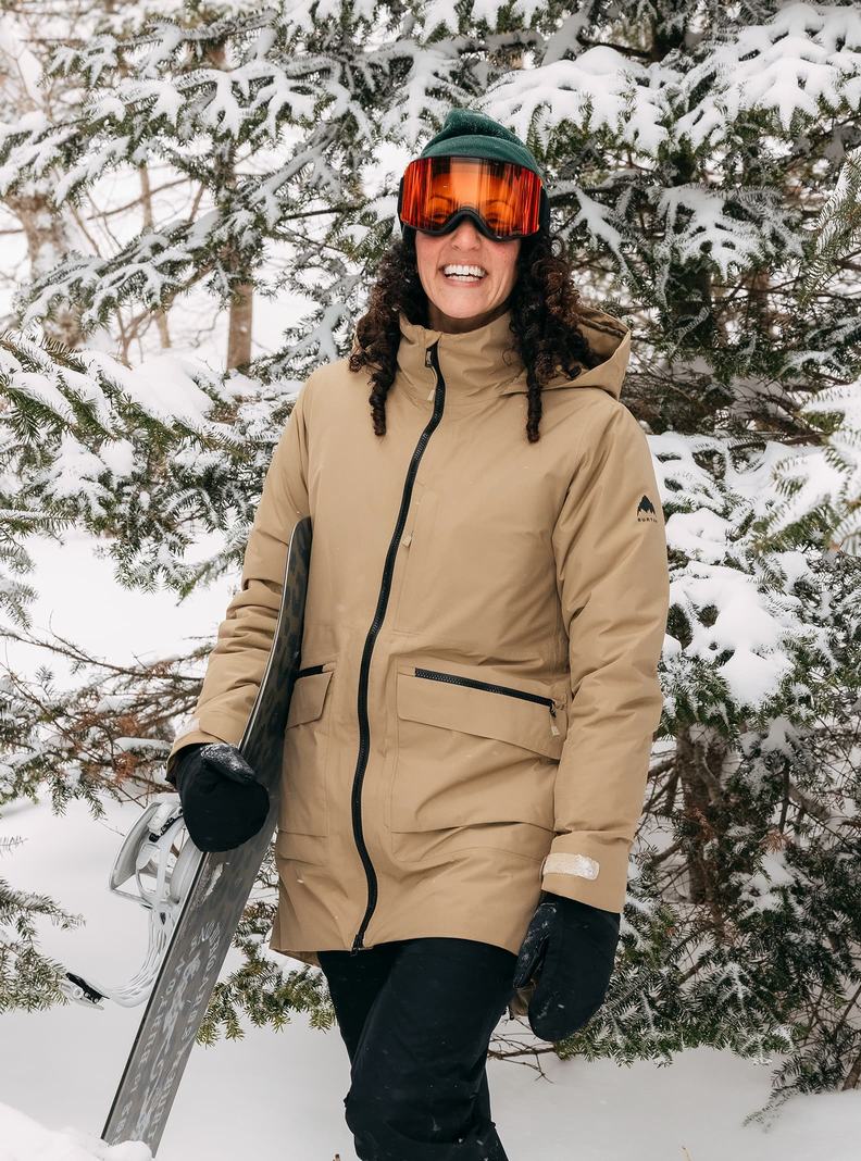 Burton Treeline GORE-TEX 2L Snowboardjacke Damen Khaki | 529-OKQIYJ