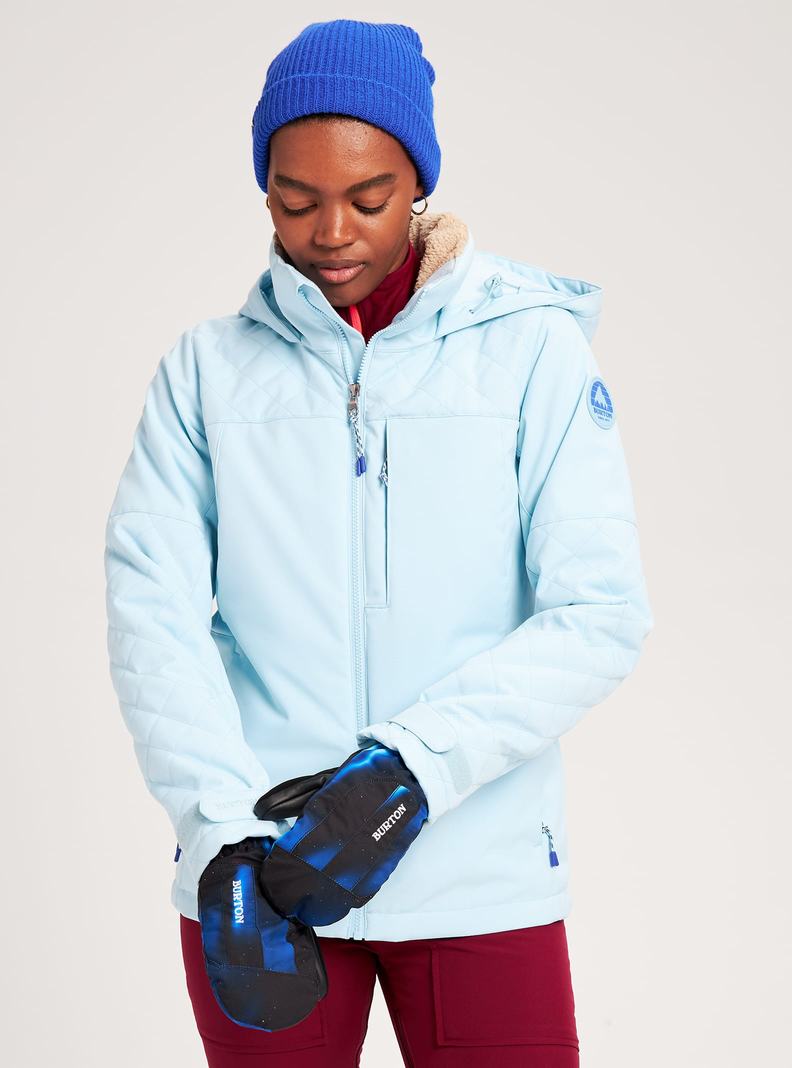 Burton Tulum Stretch Snowboardjacke Damen Blau | 475-CIDVJR