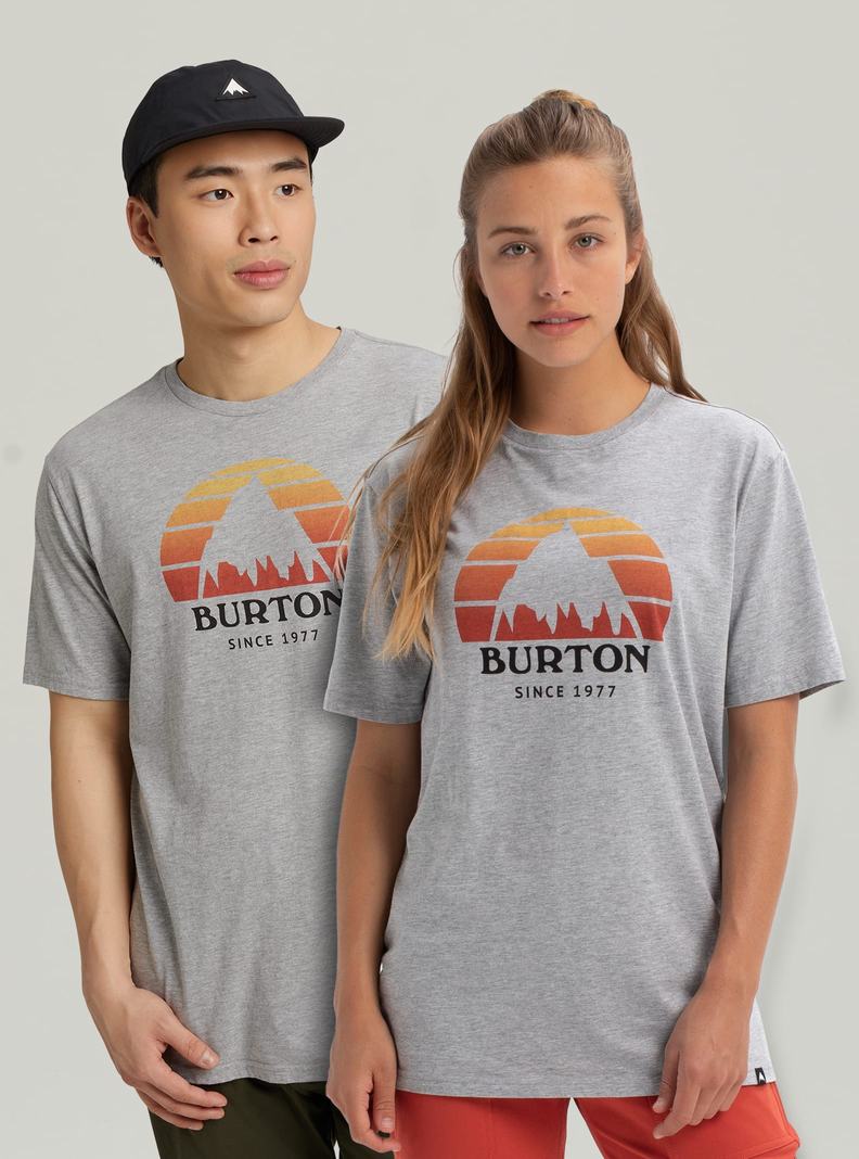 Burton Underhill Kurzes Sleeve T-Shirts Damen Grau | 136-ESTOYJ
