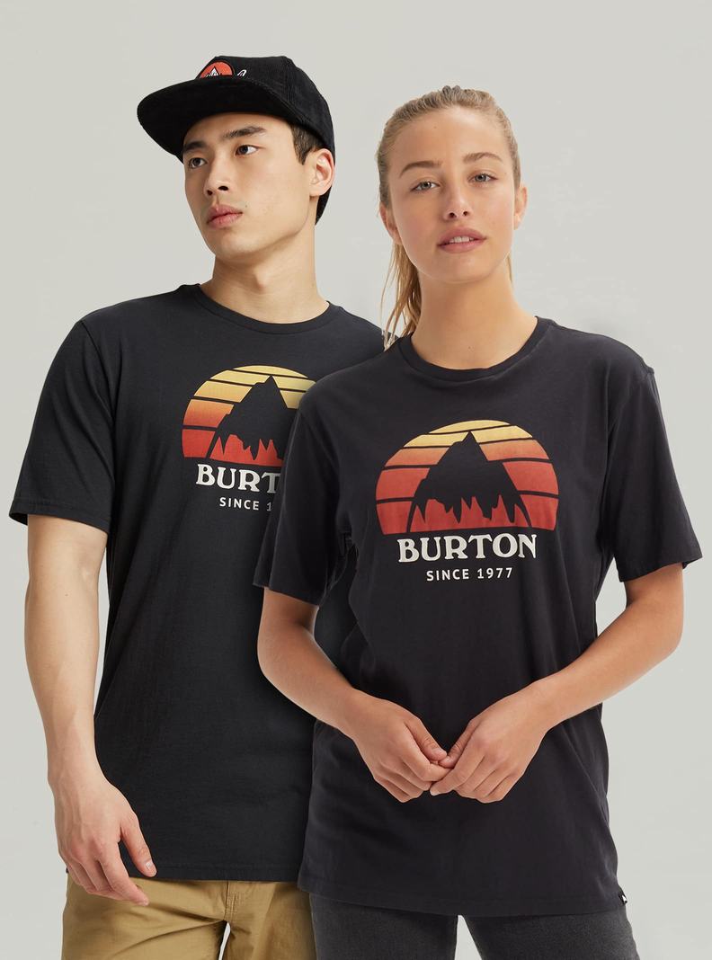 Burton Underhill Kurzes Sleeve T-Shirts Damen Schwarz | 160-FUGWLP
