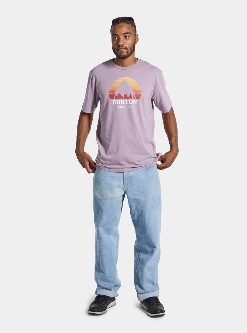 Burton Underhill Kurzes Sleeve T-Shirts Damen Lavendel | 162-QGPSOH
