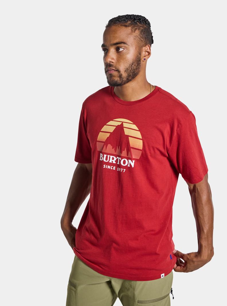 Burton Underhill Kurzes Sleeve T-Shirts Damen Rot | 981-IWGFBV