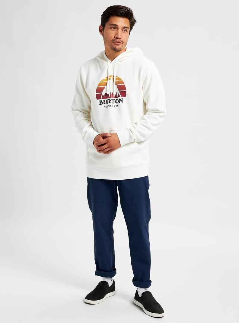 Burton Underhill Pullover Hoodie Damen Weiß | 593-KTUCLB