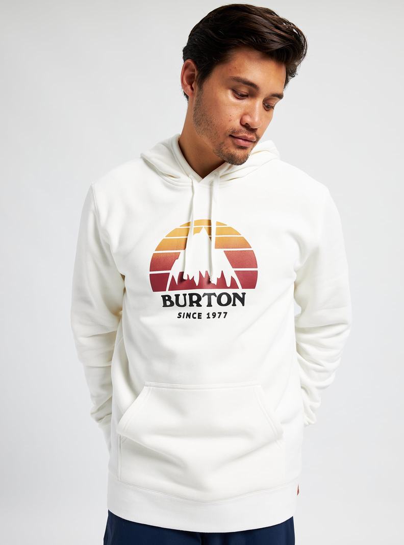 Burton Underhill Pullover Hoodie Damen Weiß | 593-KTUCLB