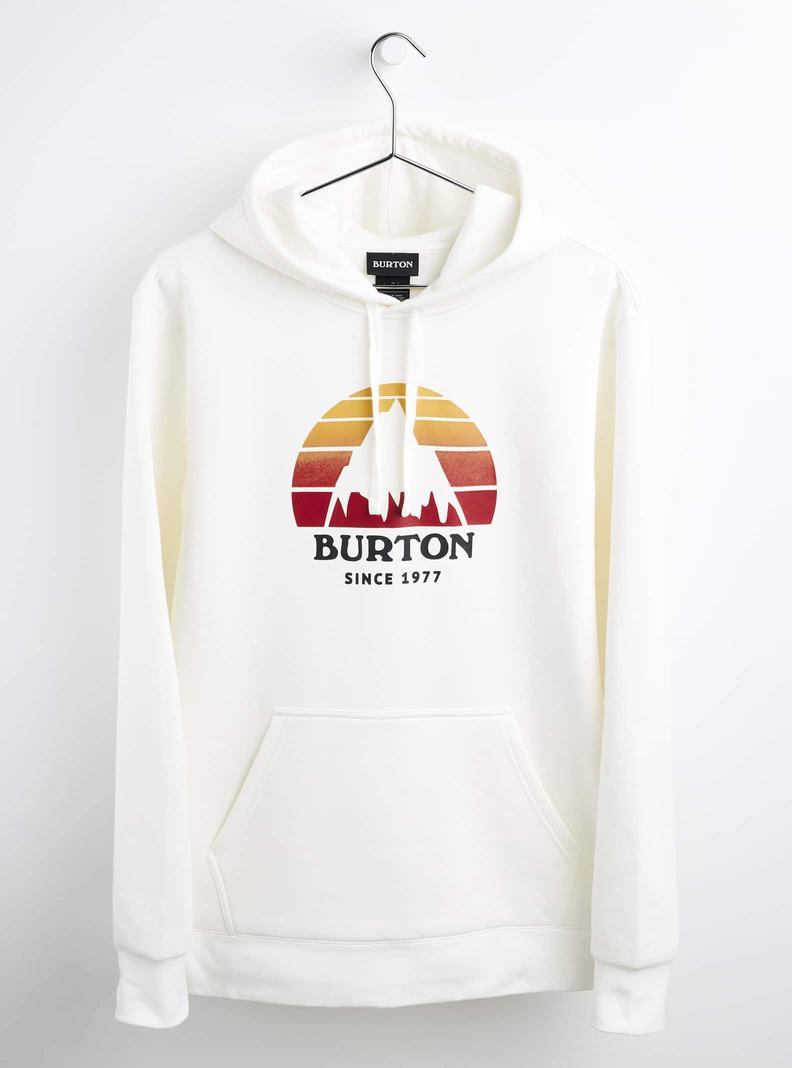 Burton Underhill Pullover Hoodie Damen Weiß | 593-KTUCLB