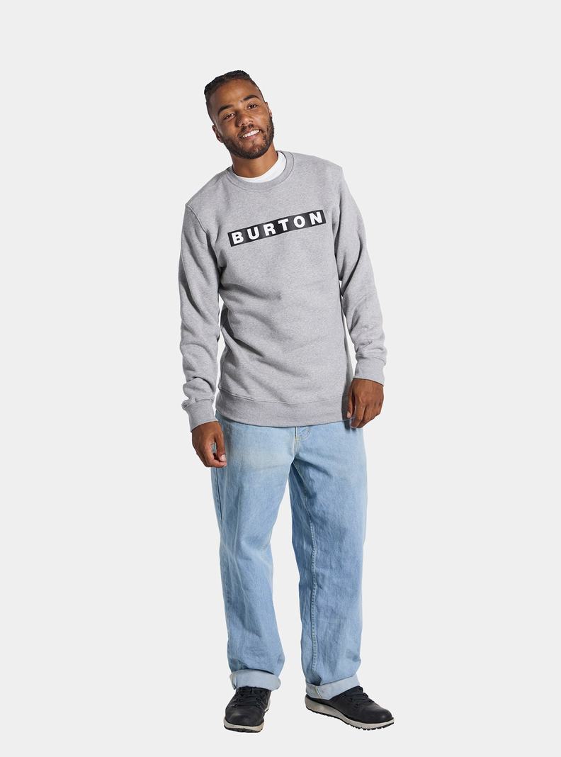 Burton Vault Crew Sweatshirts Herren Grau | 076-PUIWSN