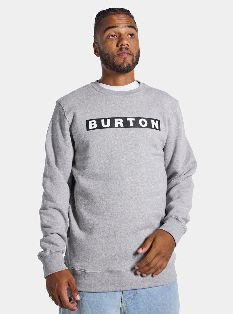 Burton Vault Crew Sweatshirts Herren Grau | 076-PUIWSN