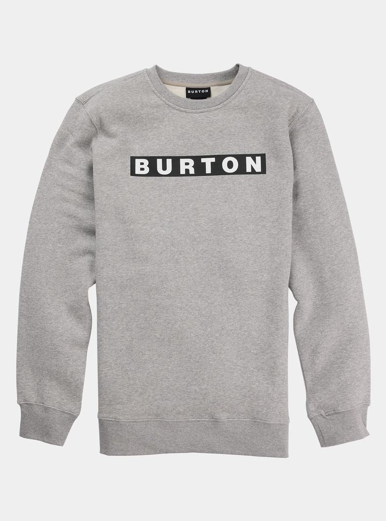 Burton Vault Crew Sweatshirts Herren Grau | 076-PUIWSN