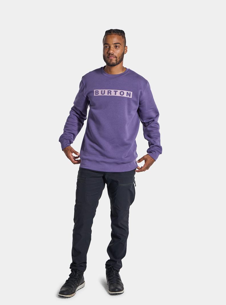 Burton Vault Crew Sweatshirts Herren Lila | 681-GMAJWC