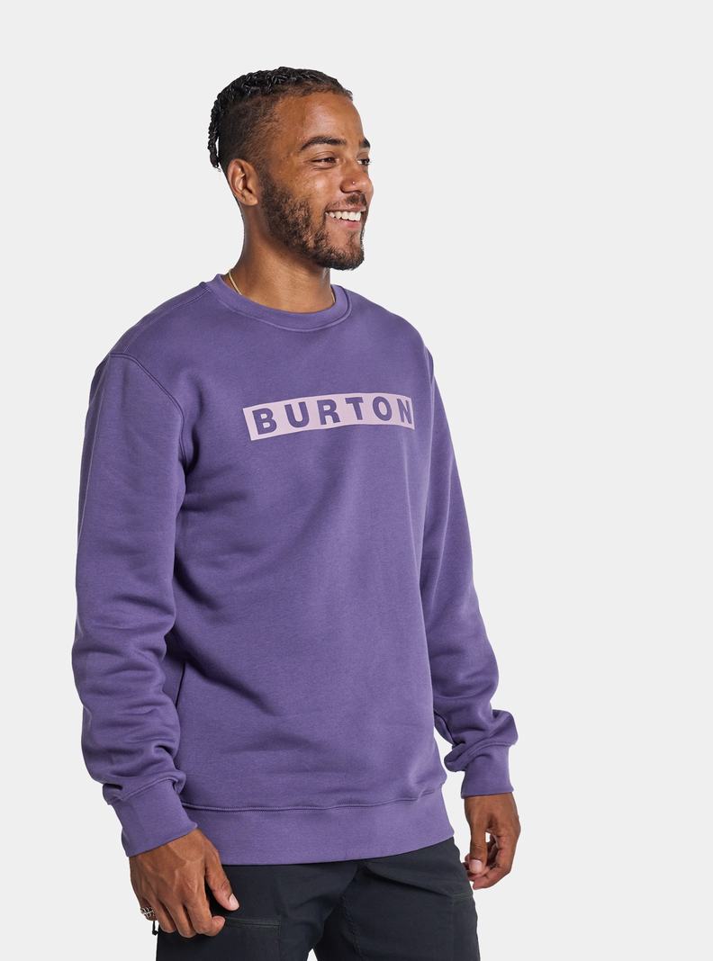 Burton Vault Crew Sweatshirts Herren Lila | 681-GMAJWC