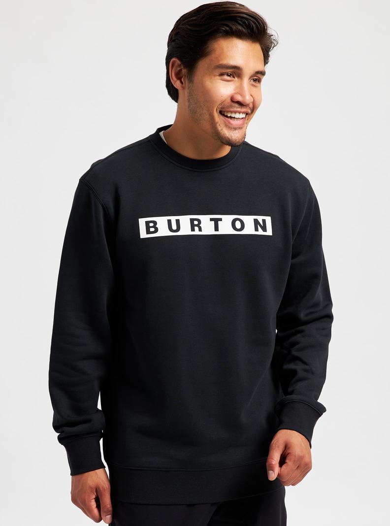 Burton Vault Crew Sweatshirts Herren Schwarz | 690-ZNKYHB