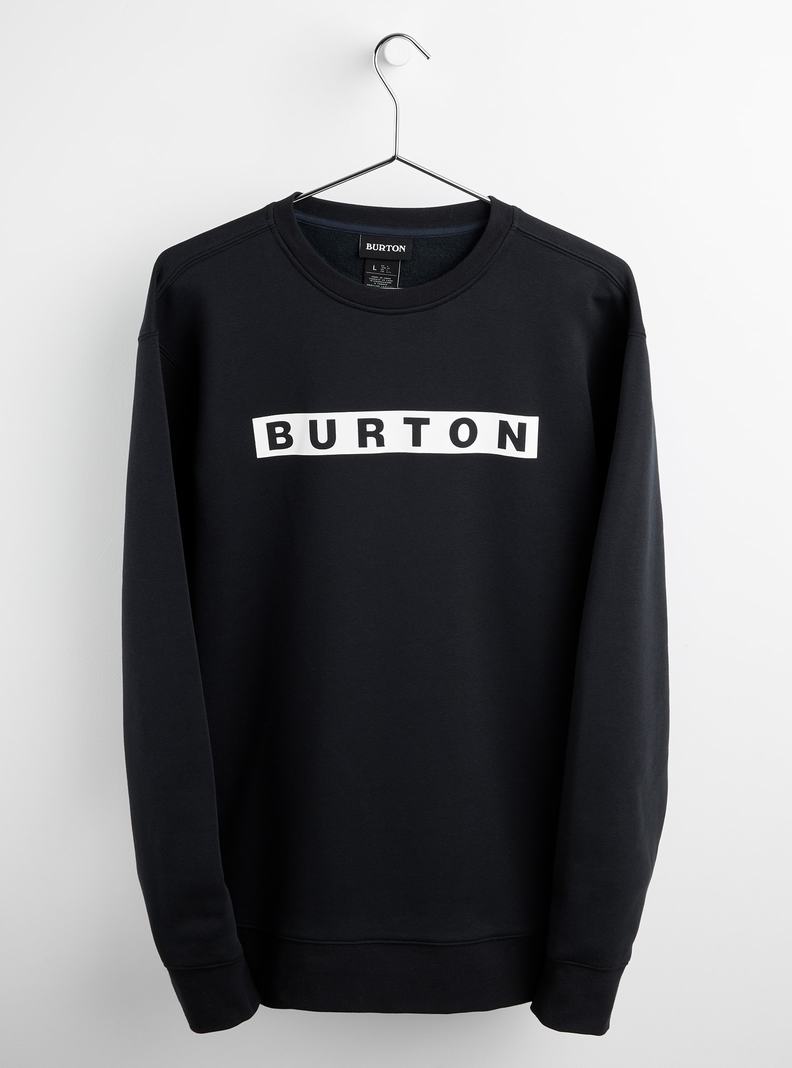 Burton Vault Crew Sweatshirts Herren Schwarz | 690-ZNKYHB