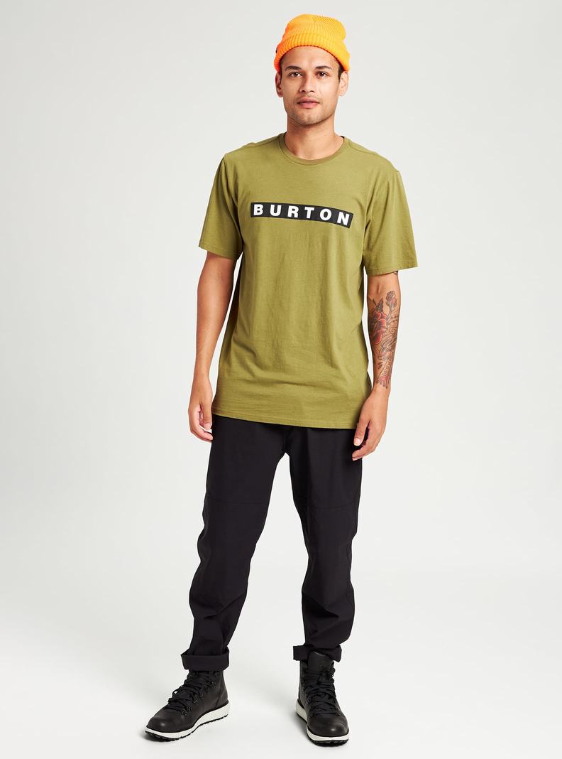 Burton Vault Kurzes Sleeve T-Shirts Herren Olivgrün | 024-NBMHRU