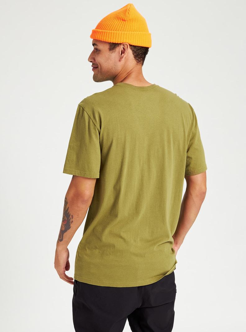 Burton Vault Kurzes Sleeve T-Shirts Herren Olivgrün | 024-NBMHRU