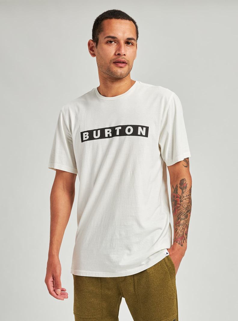 Burton Vault Kurzes Sleeve T-Shirts Herren Weiß | 469-XHPBMY