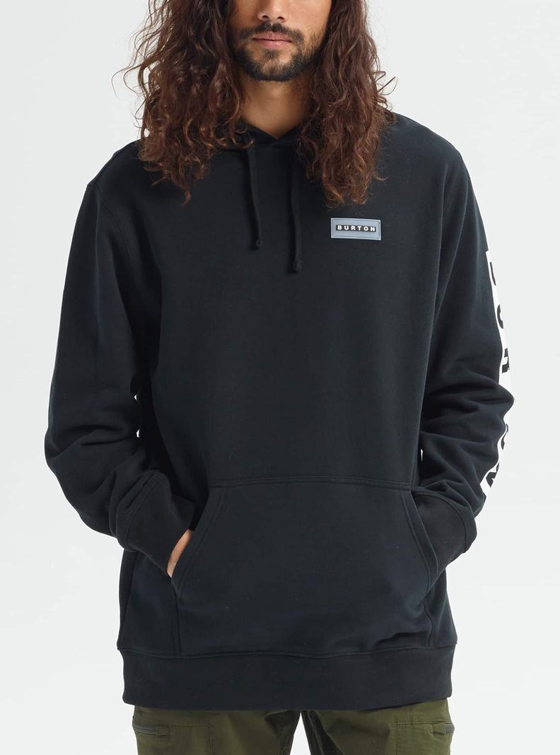 Burton Vault Pullover Hoodie Damen Schwarz | 495-LMCAZR