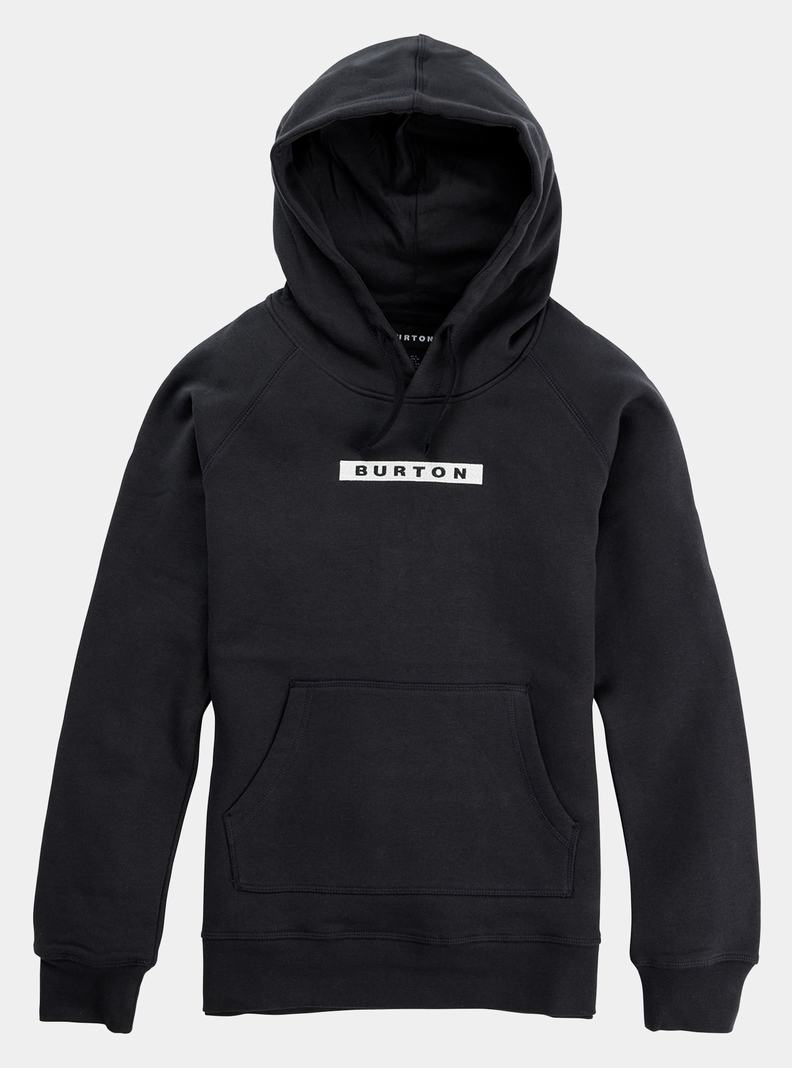 Burton Vault Pullover Hoodie Damen Schwarz | 975-BZJFXQ