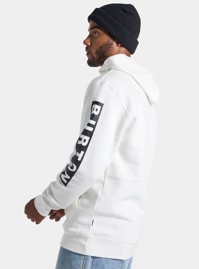 Burton Vault Pullover Hoodie Damen Weiß | 213-KPDLWQ