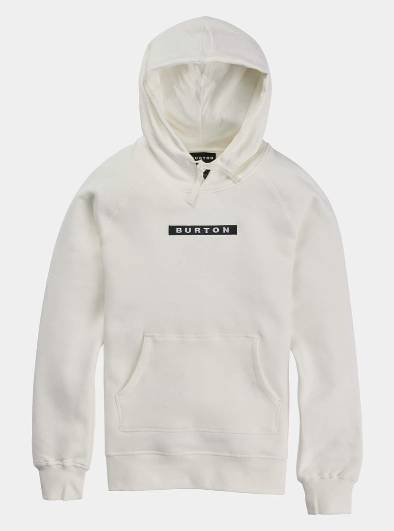 Burton Vault Pullover Hoodie Damen Weiß | 309-YLXNDB