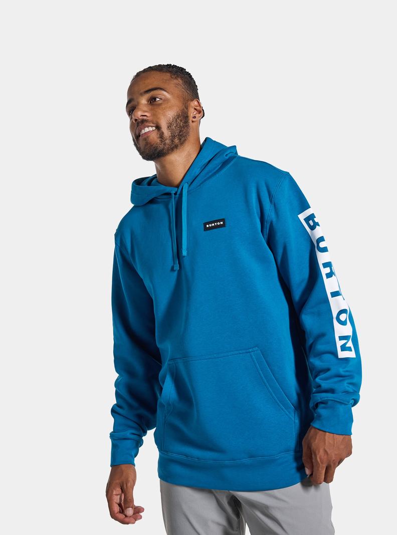 Burton Vault Pullover Hoodie Herren Blau | 253-MFXEVL