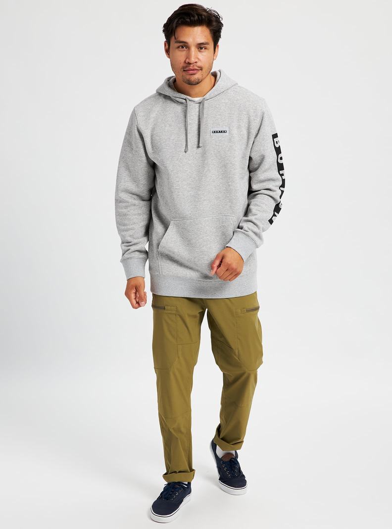 Burton Vault Pullover Hoodie Herren Grau | 419-WLZKJR