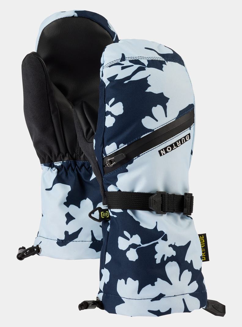 Burton Vent Fäustlinge Kinder Blau Braun | 726-NOPFLS