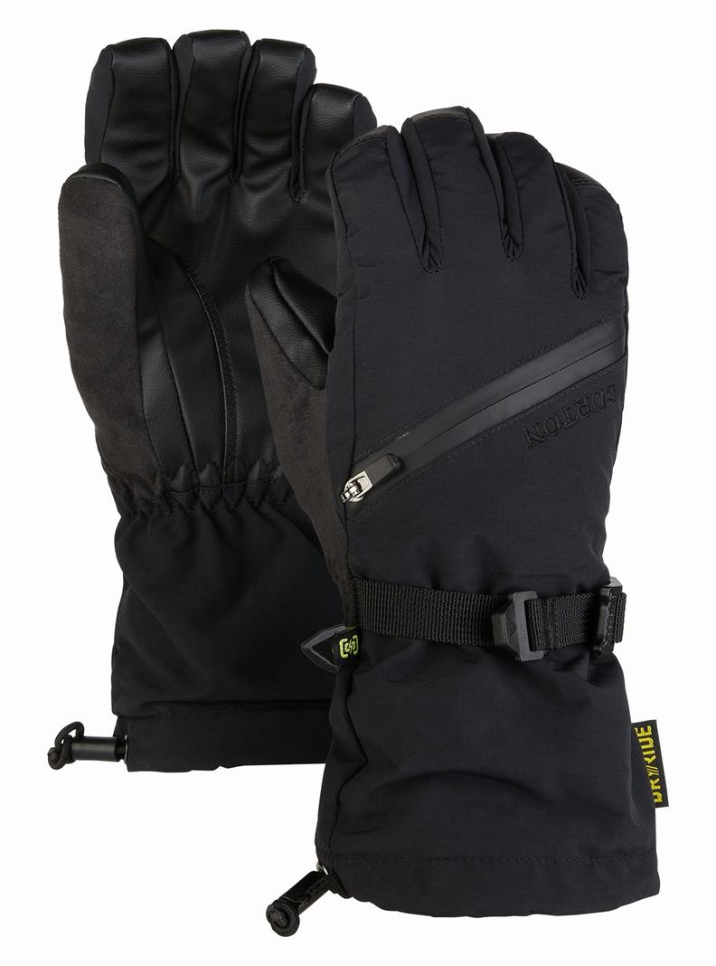 Burton Vent Skihandschuhe Kinder Schwarz | 872-MIPQYG