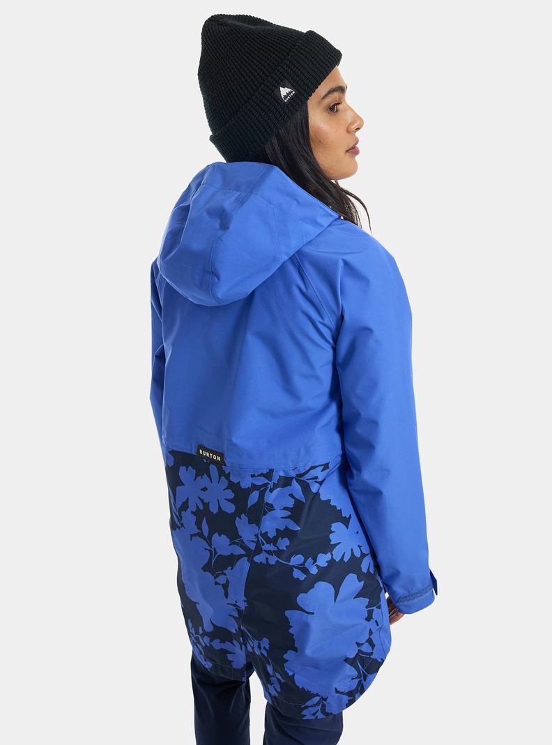 Burton Veridry 2L Rain Snowboardjacke Damen Blau | 234-ZEOSYR